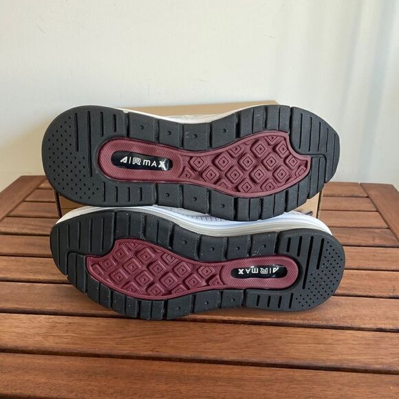 Nike Air Max Genome(GS) White Dark Beetroot Big Kid 5Y(CZ4652-105) - Picture 8 of 11